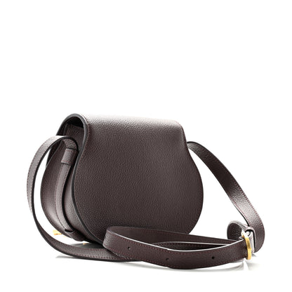 Chloe Calfskin Mini Marcie Round Crossbody Bag Intense Violine 3 of 11