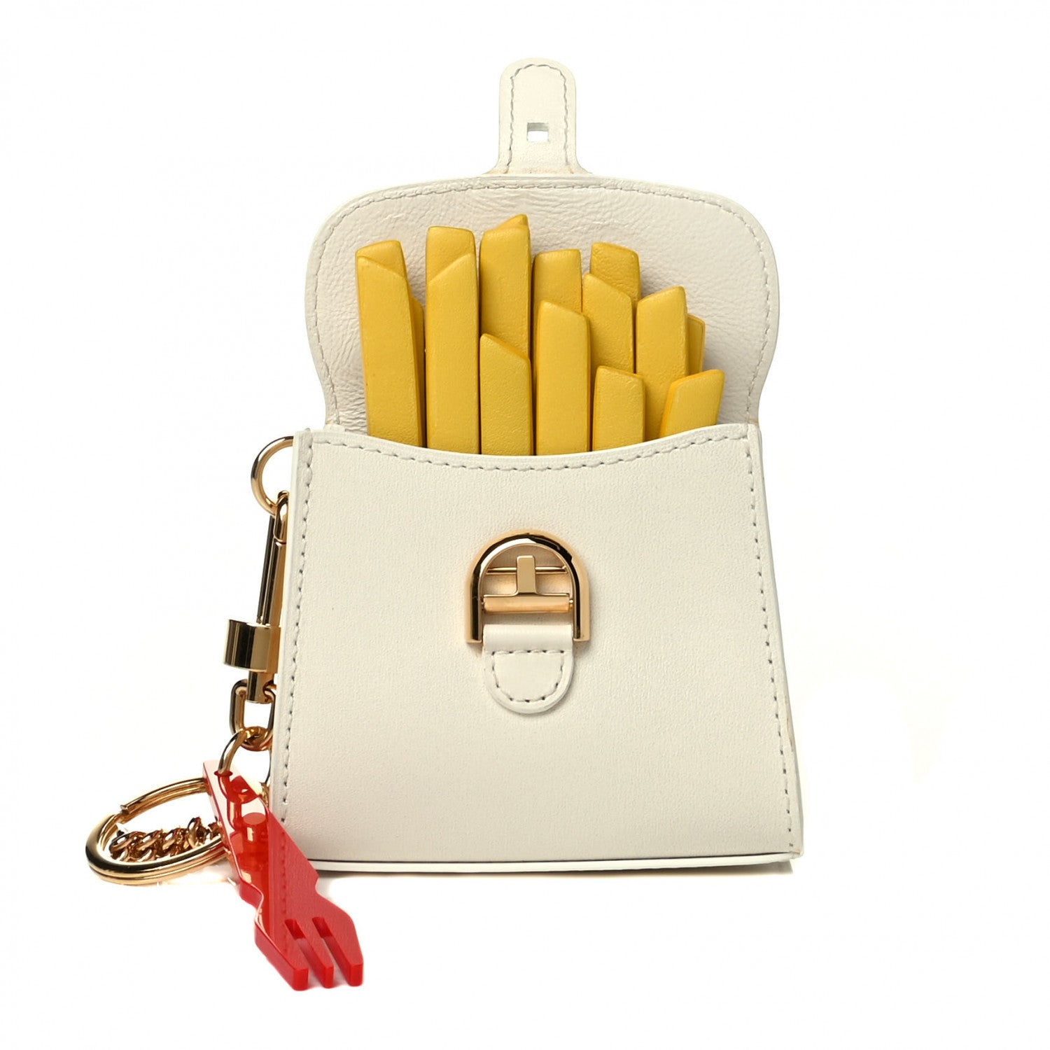 Delvaux Box Calfskin Miniature Namiur Bag Charm 1 of 4