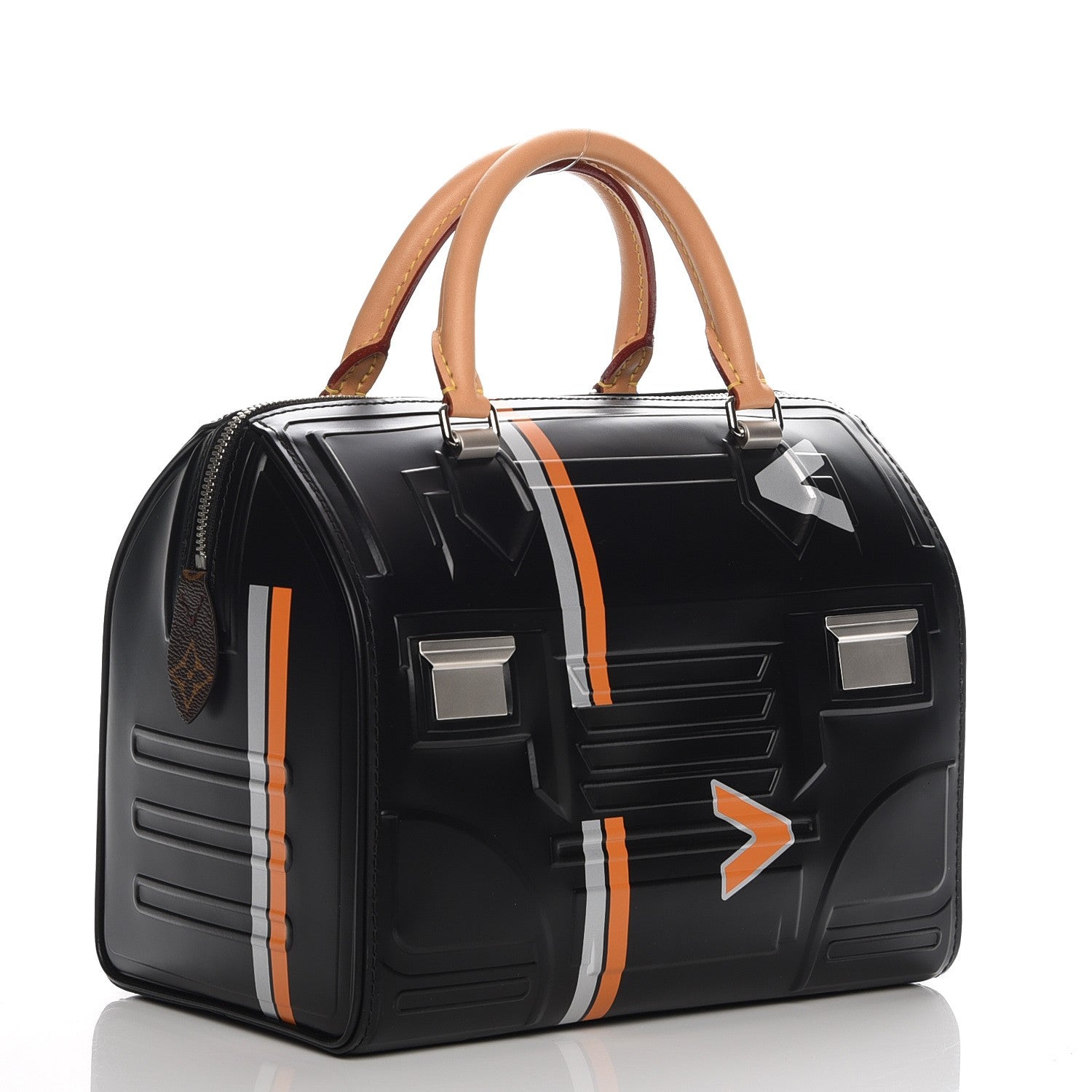 Louis Vuitton Epi Spaceship Embossed Speedy 25 Black 3 of 7