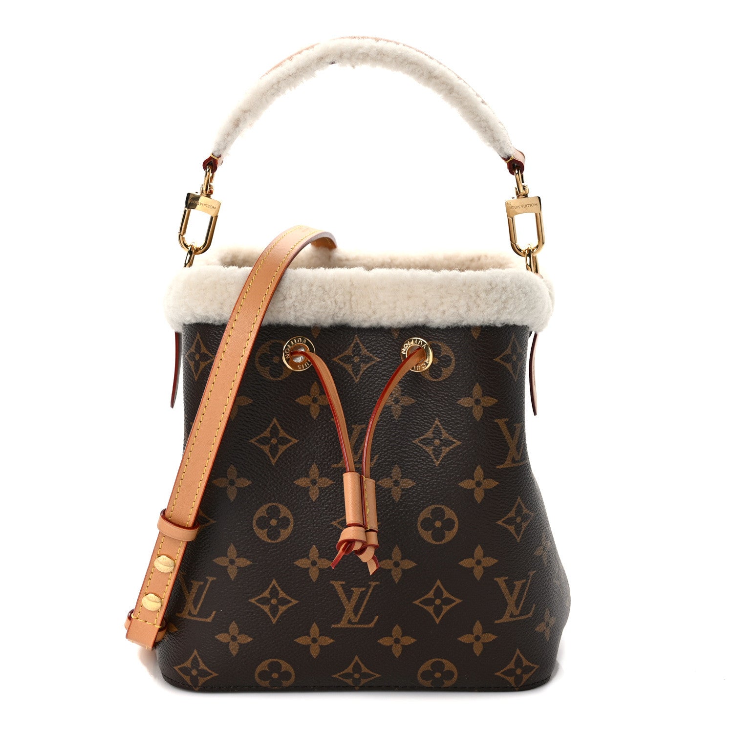 Louis Vuitton Monogram Shearling Cozygram Neonoe BB 1 of 10