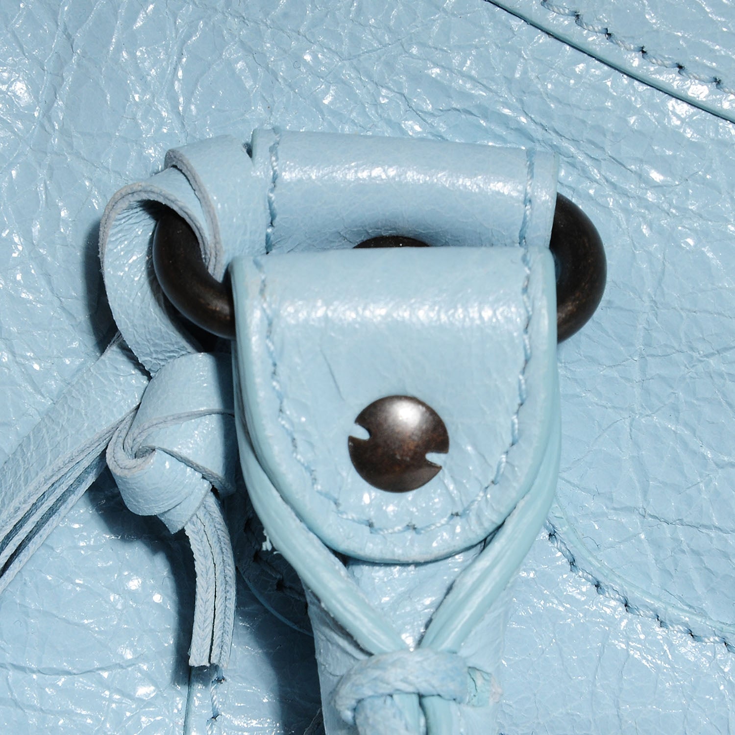 Balenciaga Agneau Classic Hardware City Bleu Dragee 15 of 17