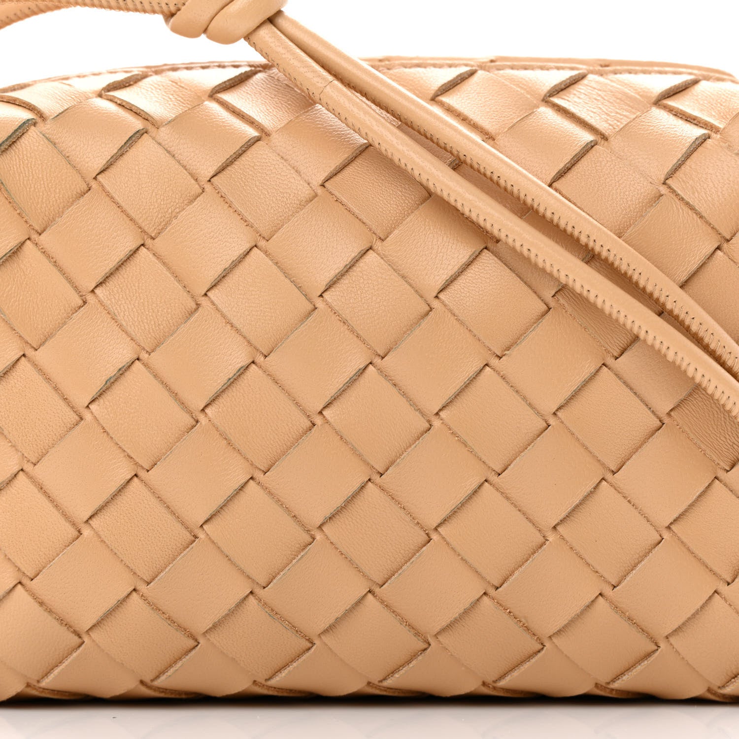 Bottega Veneta Nappa Intrecciato Mini Loop Camera Bag Almond 7 of 10