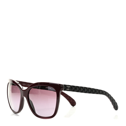 Chanel Quilted CC Sunglasses 5288-Q Burgundy 1 of 7