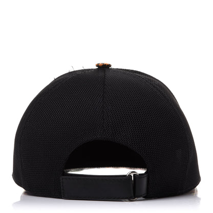 Gucci GG Supreme Monogram Psychedelic Baseball Hat L 59 Black 4 of 9