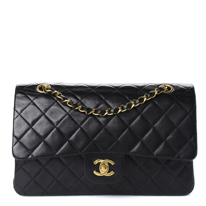 Chanel Lambskin Quilted Medium Double Flap Black 1 of 11