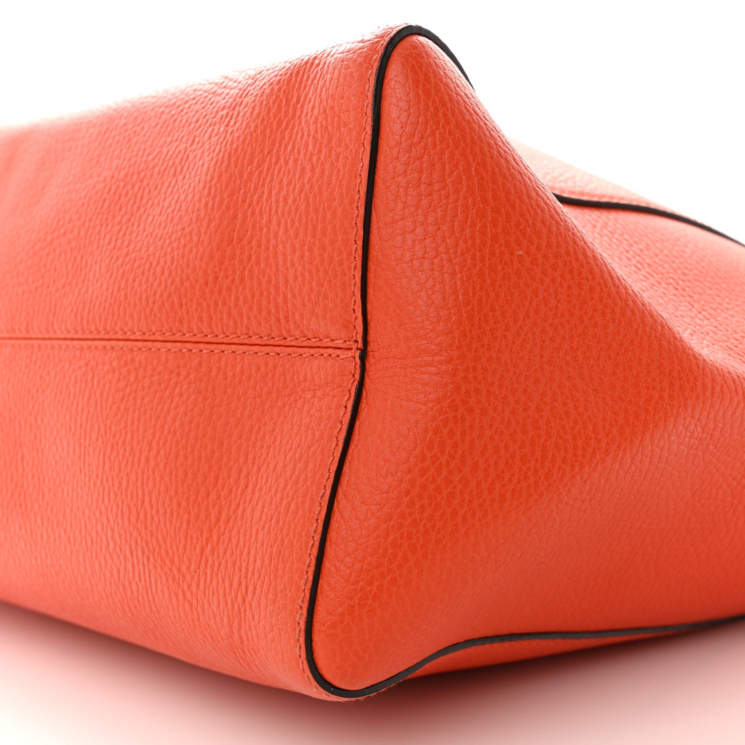 Gucci Dollar Calfskin Medium Swing Tote Sun Orange Pure Red 10 of 14