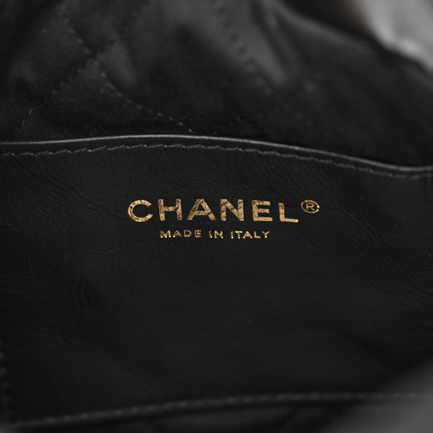 Chanel Shiny Calfskin Quilted Mini Chanel 22 Black 6 of 10