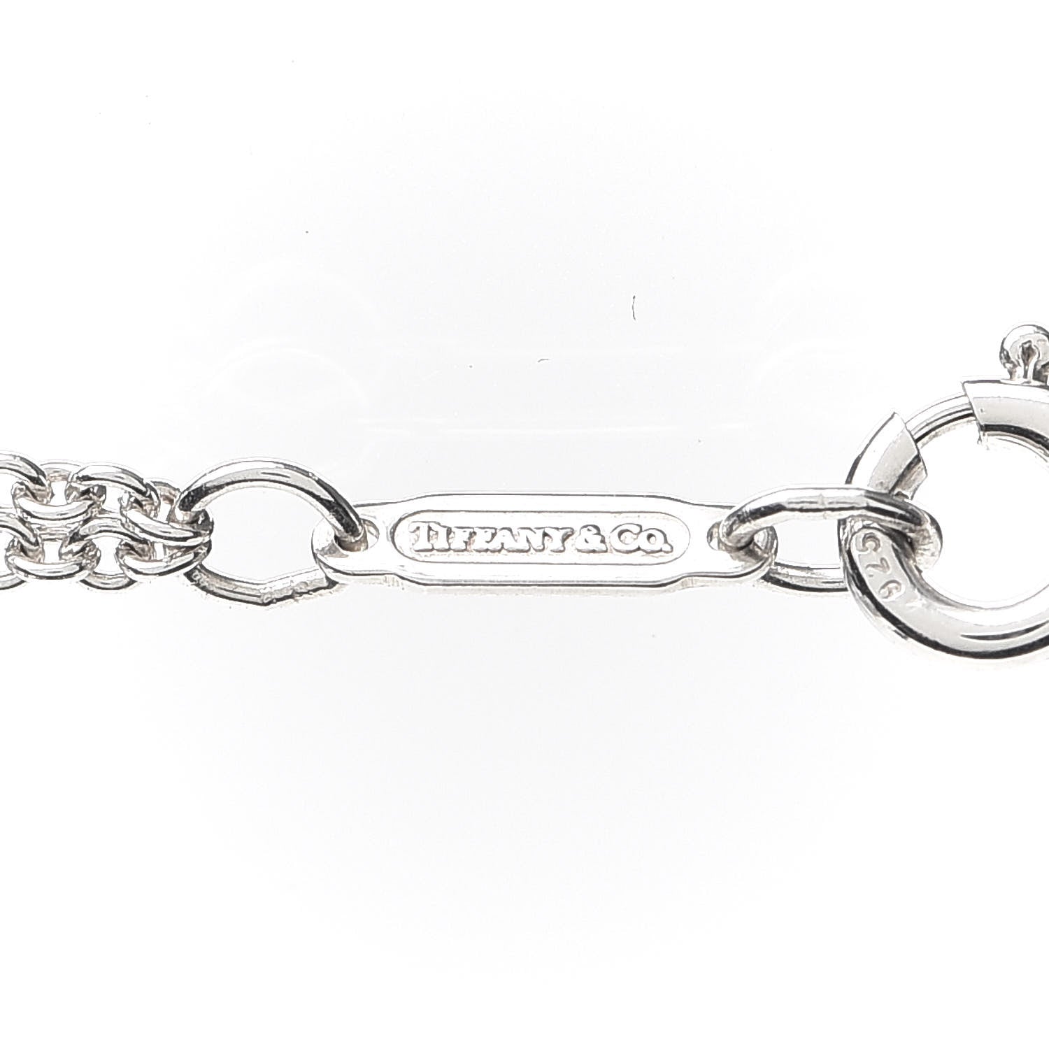 Tiffany Sterling Silver Figure 8 Pendant Necklace 5 of 6