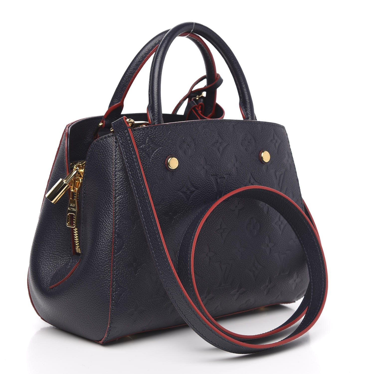 Louis Vuitton Empreinte Montaigne BB Marine Rouge 2 of 7