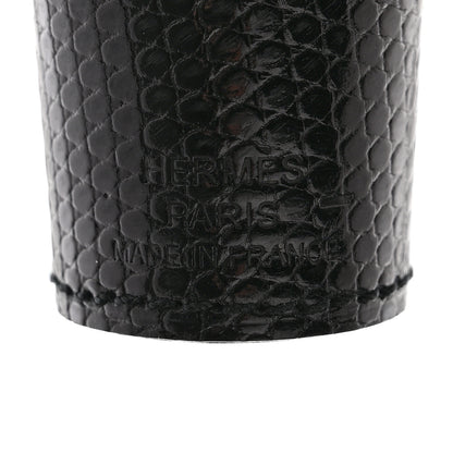 Hermes Lizard Lipstick Case Black 3 of 4