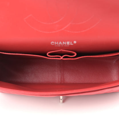 Chanel Caviar Quilted Jumbo Double Flap Red 5 of 9