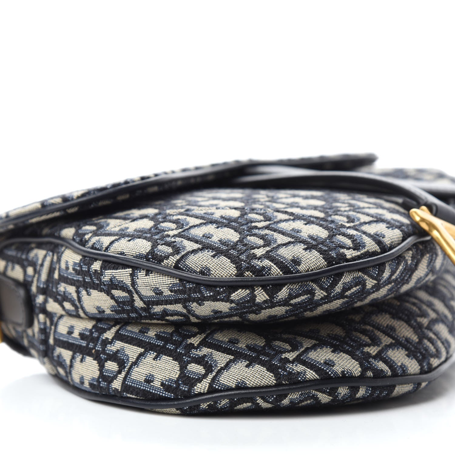Christian Dior Oblique Saddle Bag Blue 6 of 10