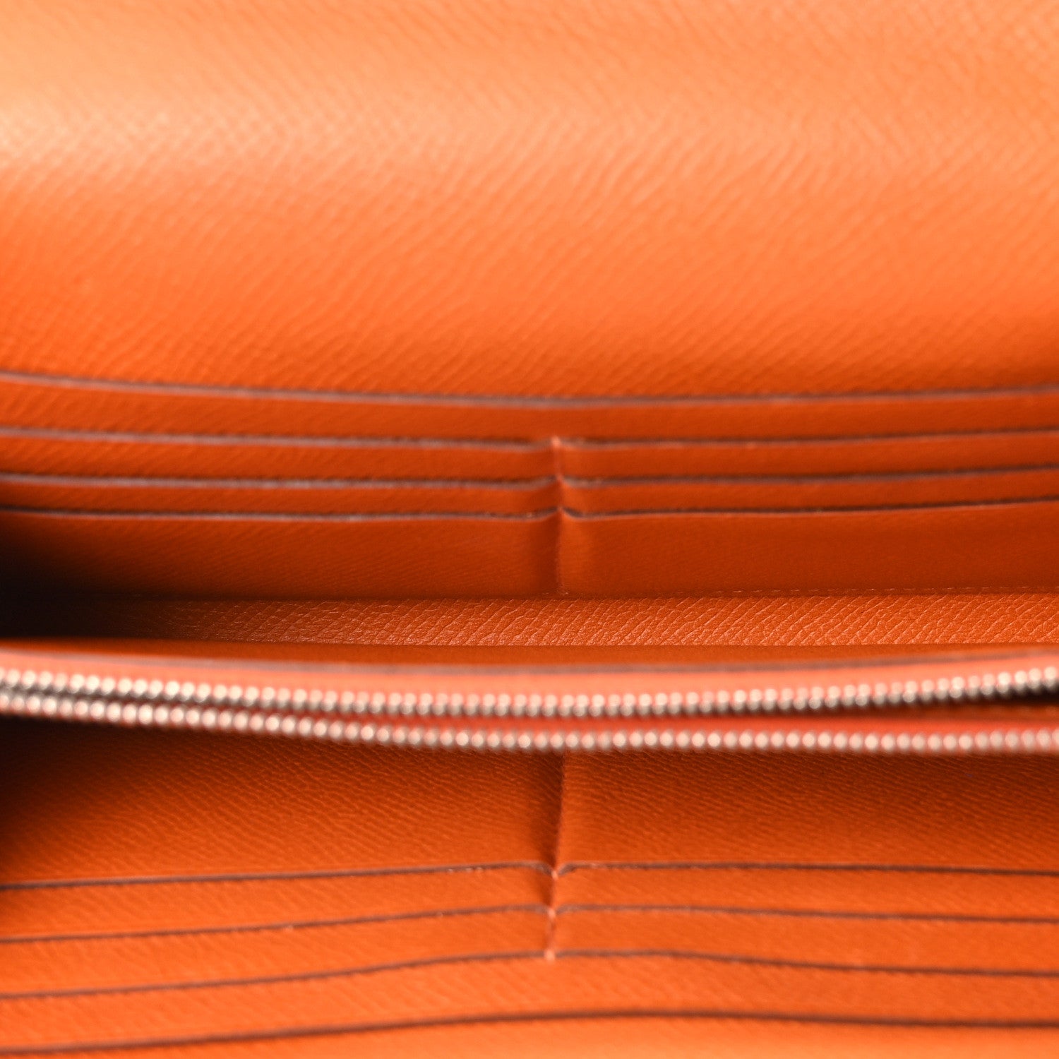 Hermes Epsom Kelly Longue Wallet Orange 5 of 10
