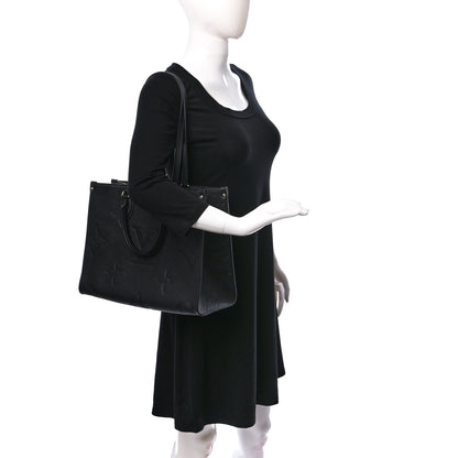 Louis Vuitton Empreinte Monogram Giant Onthego MM Black 2 of 9