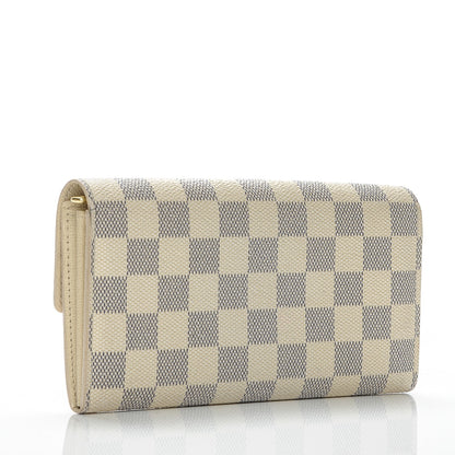 Louis Vuitton Damier Azur Sarah Wallet 3 of 6