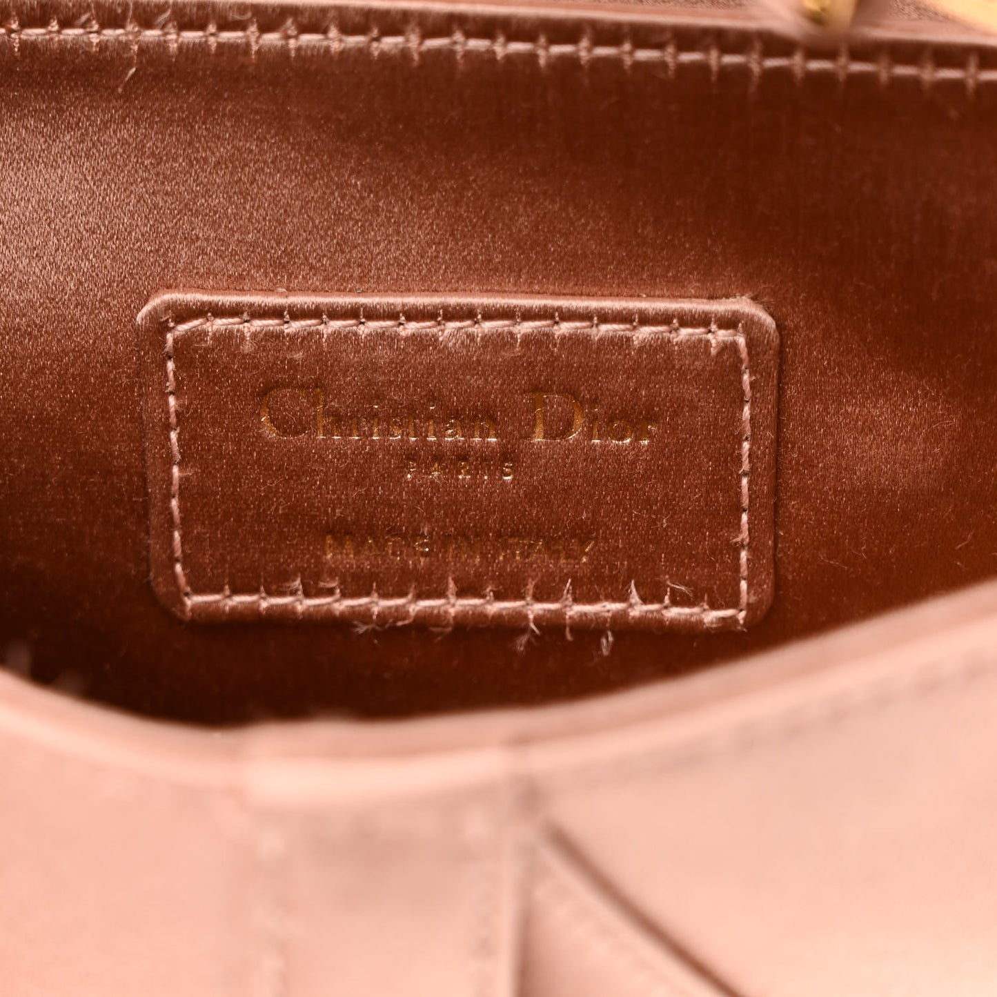 Satin Crystal Mini Saddle Bag Powder Beige