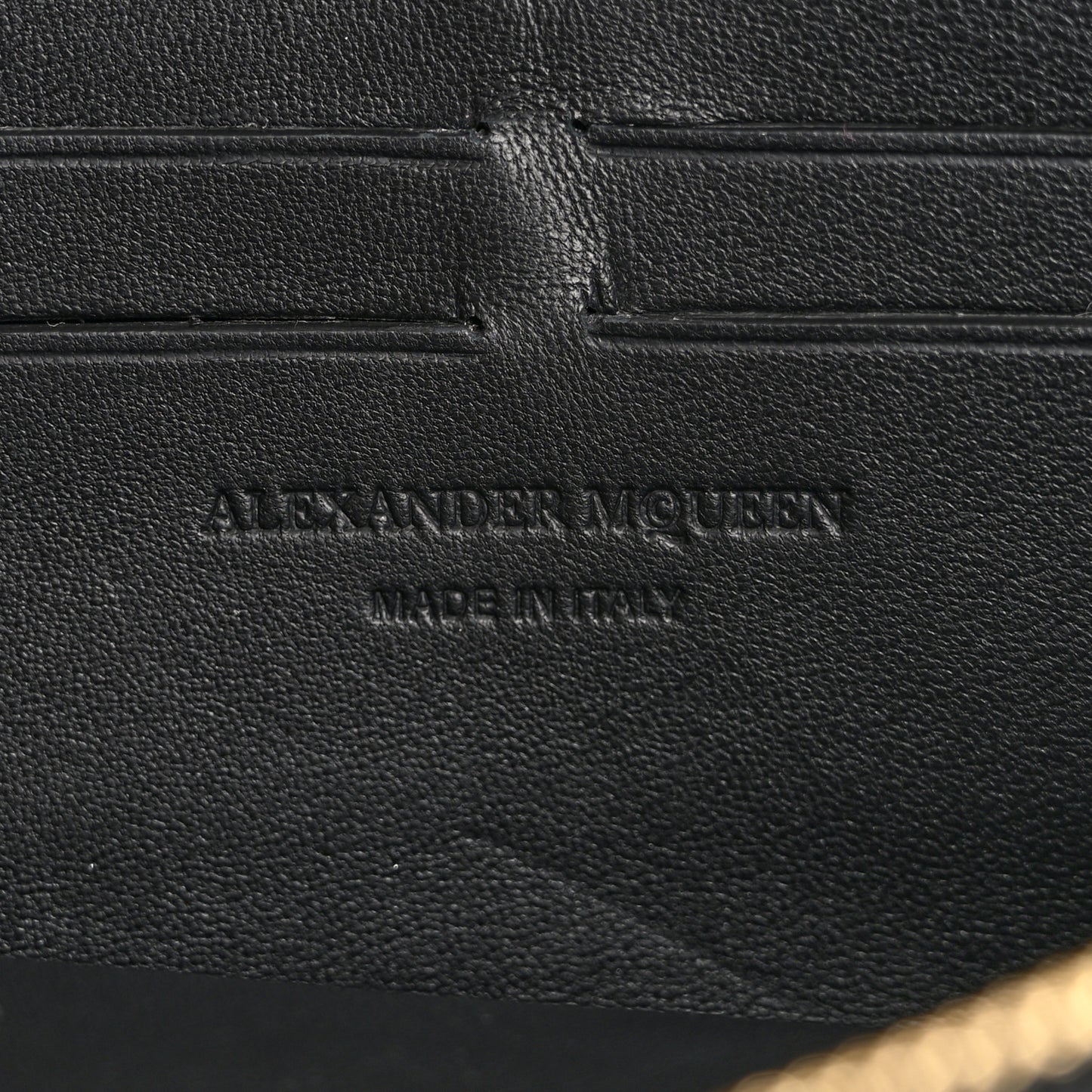 Pebbled Calfskin Skull Wallet on Chain Pink