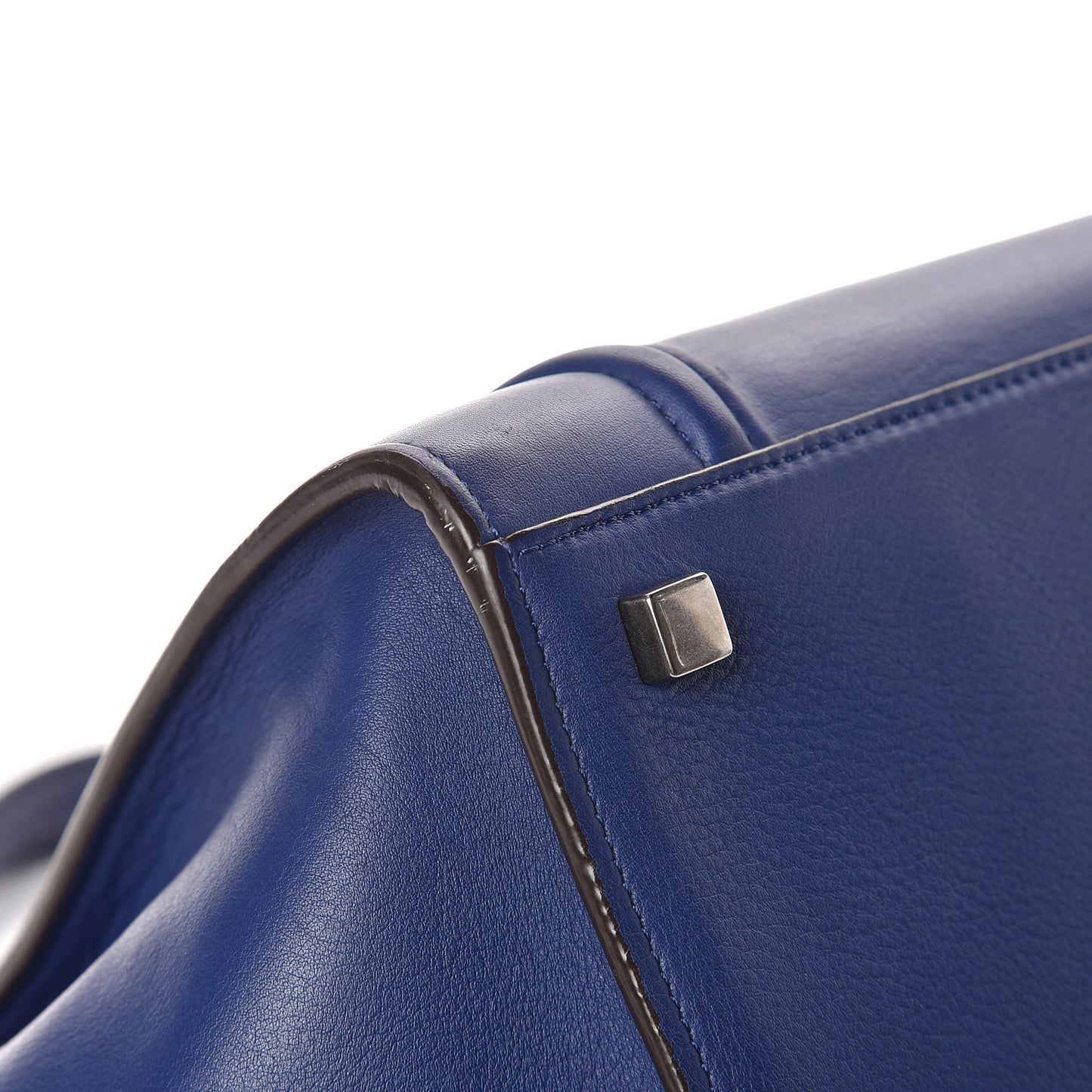 Supple Calfskin Medium Phantom Luggage Indigo