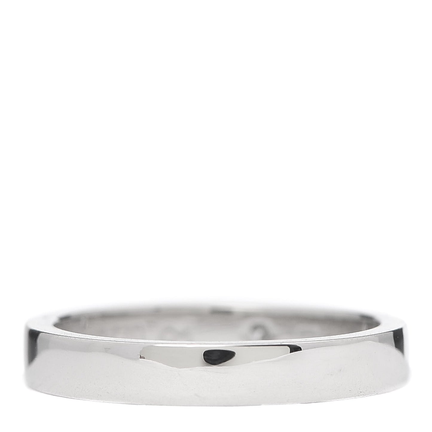 Platinum Diamond 3mm C De Cartier Wedding Band Ring 49 4.75