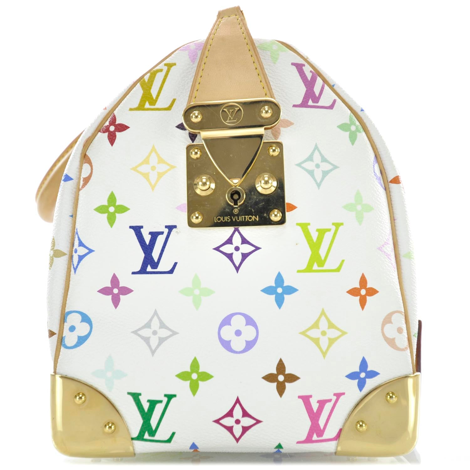 Louis Vuitton Monogram Multicolor Speedy 30 White 4 of 9