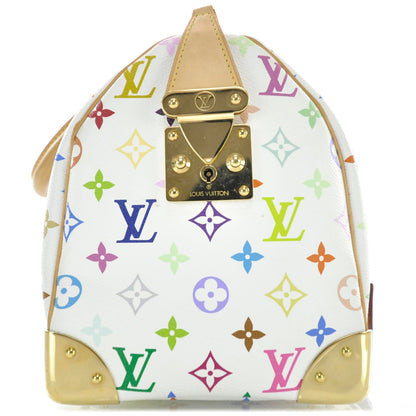 Louis Vuitton Monogram Multicolor Speedy 30 White 4 of 9