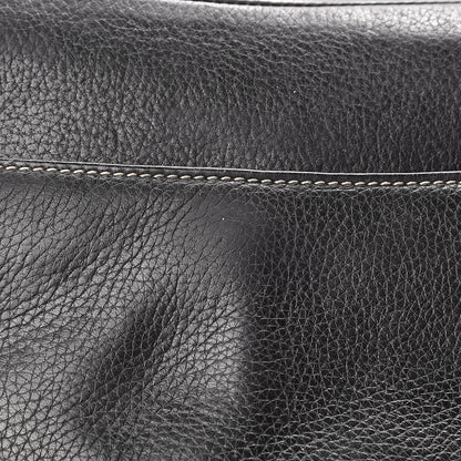 Christian Dior Calfskin Saddle Bag Black 13 of 16