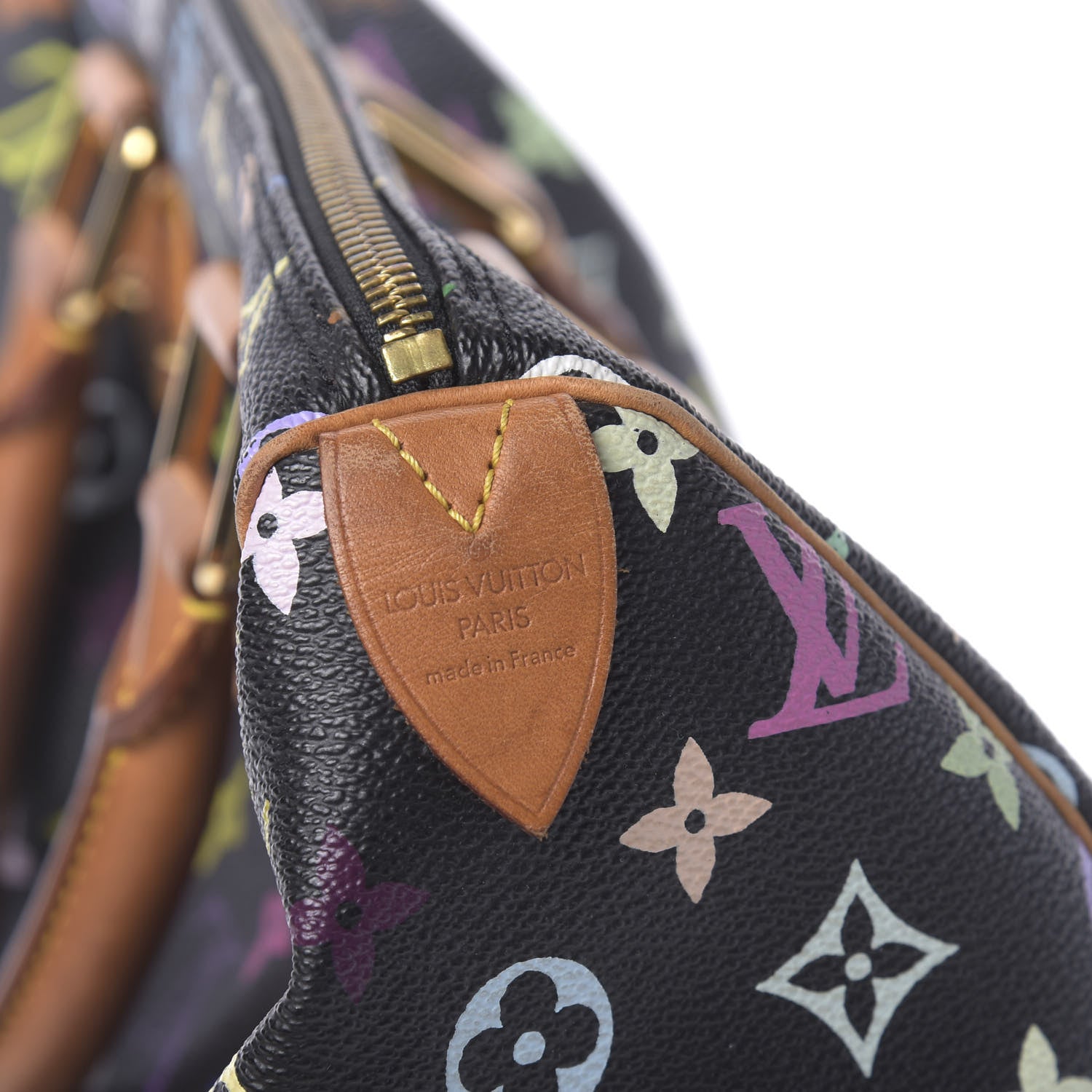 Louis Vuitton Monogram Multicolor Speedy 30 Black 6 of 10