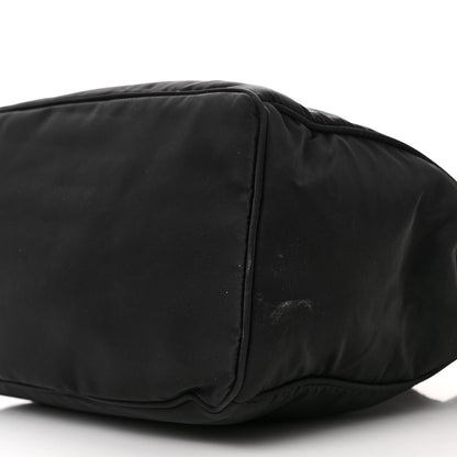 Prada Nylon Tessuto Bow Logo Tote Black 11 of 11