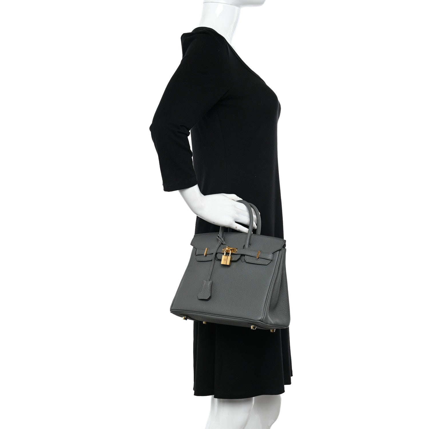 Hermes Togo Birkin 25 Vert Amande 2 of 11