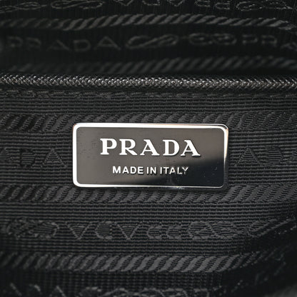 Prada Re-Nylon Vela Saffiano Pocket Single Buckle Messenger Shoulder Bag Black 8 of 12