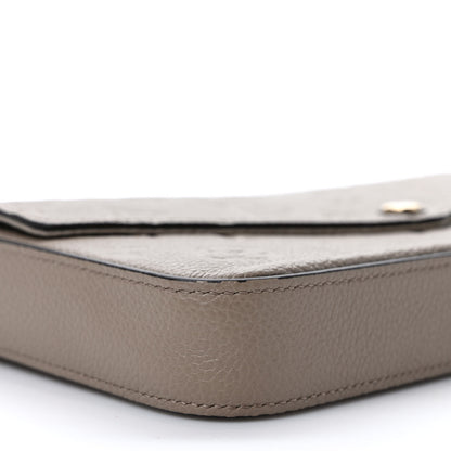 Louis Vuitton Empreinte Pochette Felicie Chain Wallet Tourterelle 8 of 10