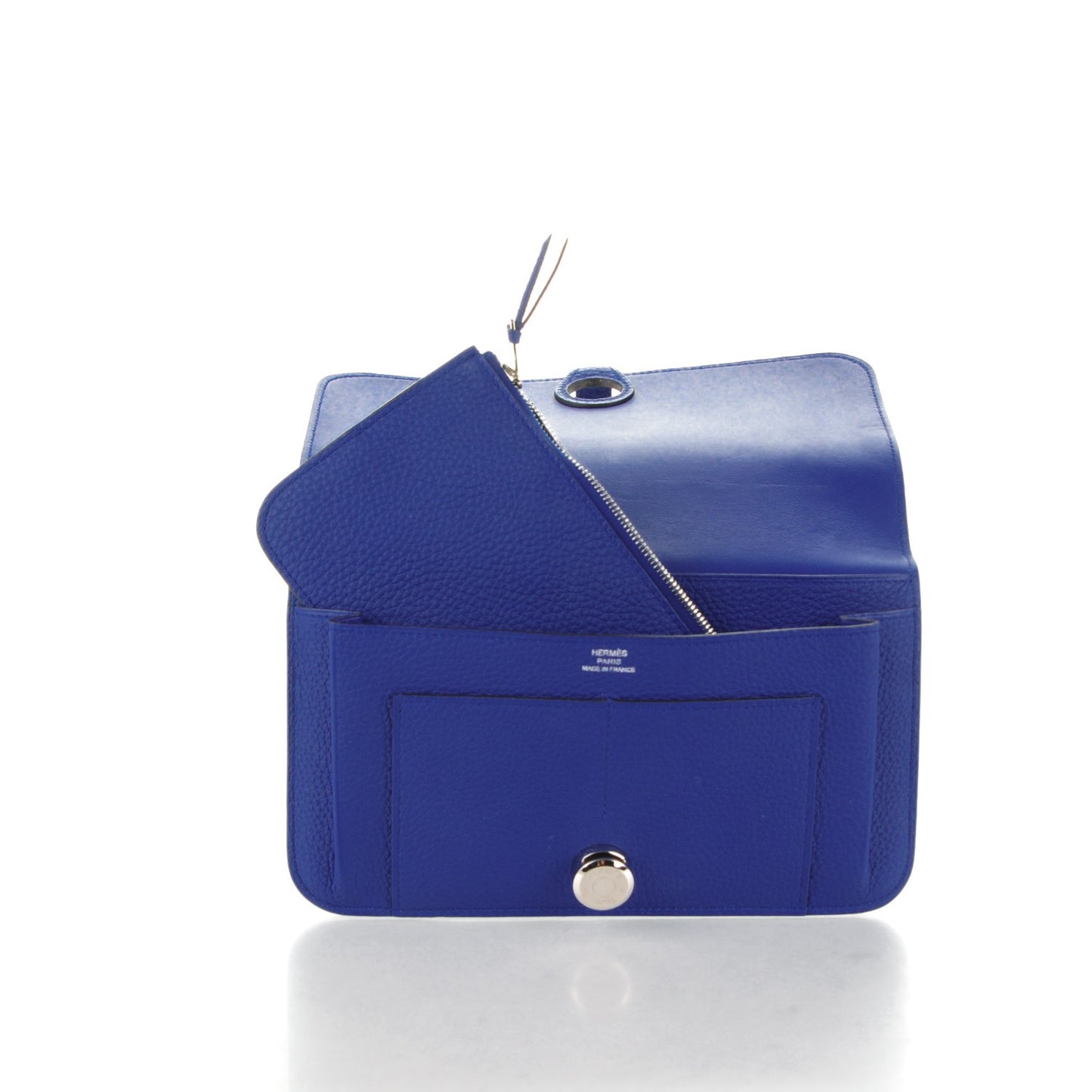 Togo Dogon Duo Wallet Bleu Electrique