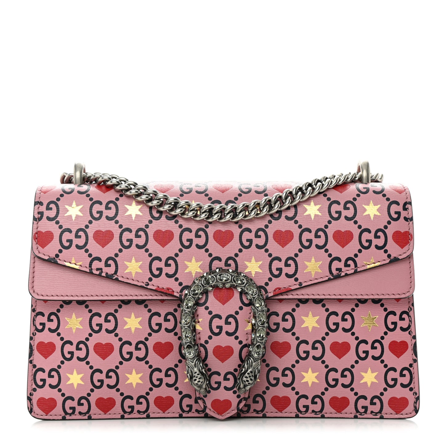 Calfskin Valentine's Day Exclusive Small Dionysus Bag Pink