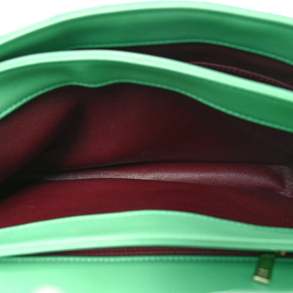 Chanel Lambskin Quilted Medium Trendy CC Flap Dual Handle Bag Green 5 of 10