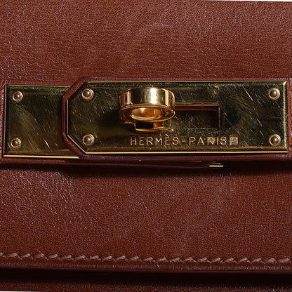 Hermes Veau Tadelakt Kelly Sellier 35 Fauve 18 of 21