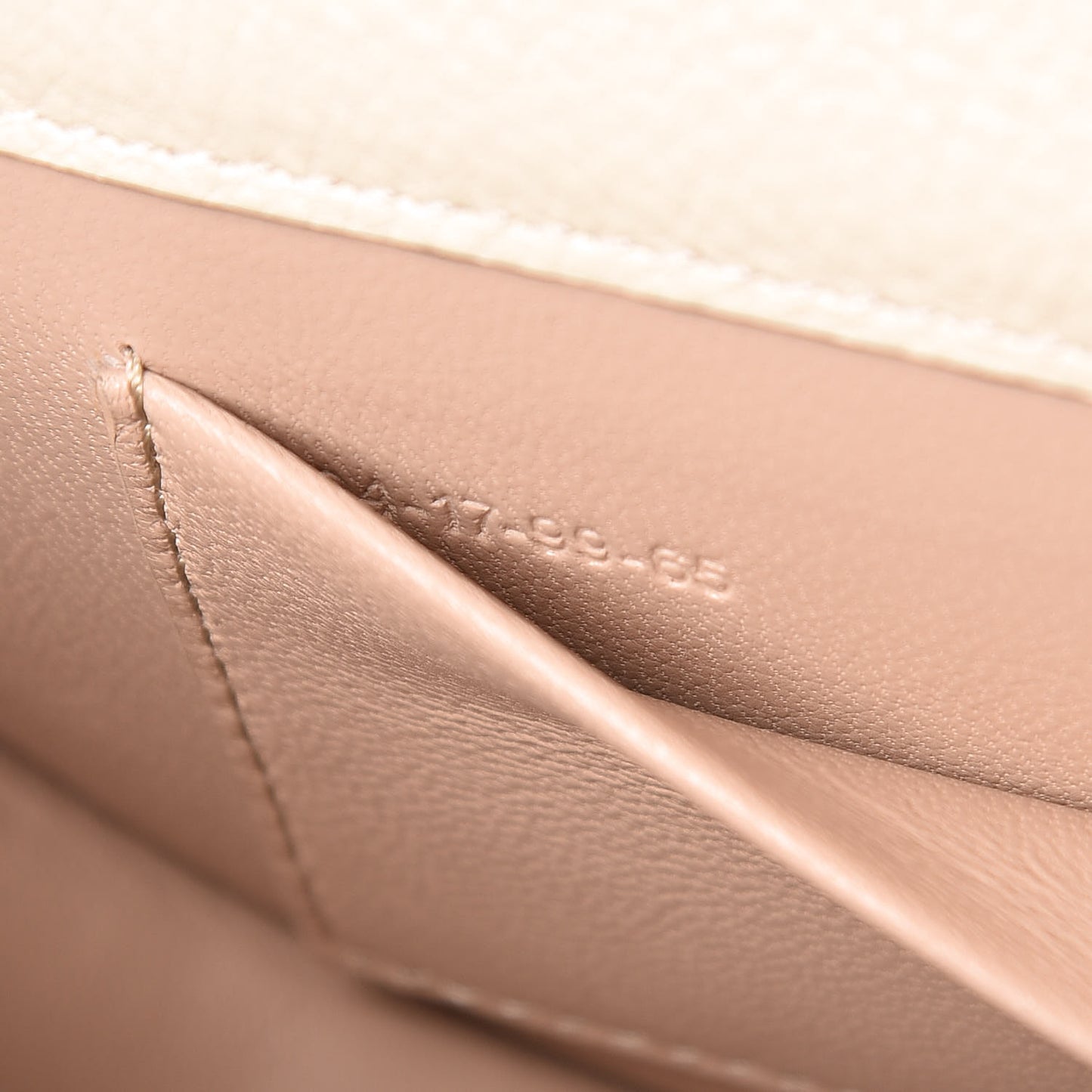 Calfskin Small Nile Bracelet Minaudiere Bag Off White