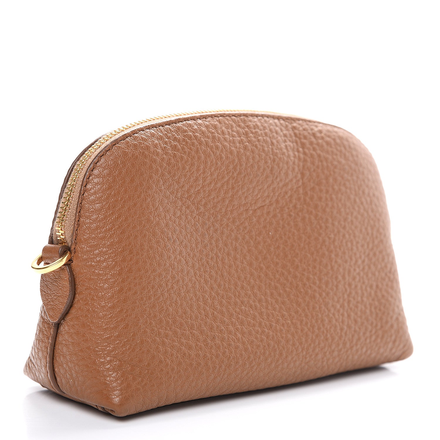 Prada Vitello Daino Cosmetic Pouch Cannella 2 of 8