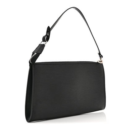 Louis Vuitton Epi Pochette Accessories 24 Black 3 of 10