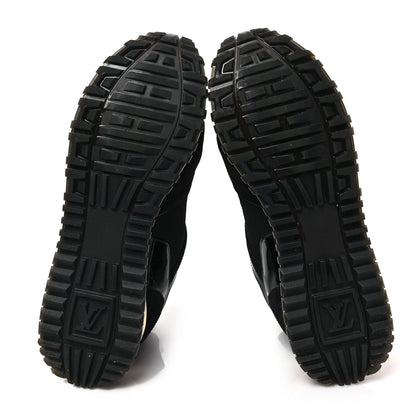 Louis Vuitton Suede Monogram Run Away Sneakers 38.5 Black 6 of 8