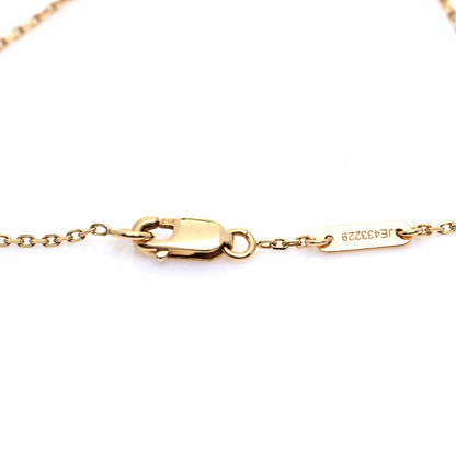 Van Cleef & Arpels 18K Yellow Gold Mother of Pearl Sweet Alhambra Butterfly Bracelet 5 of 8