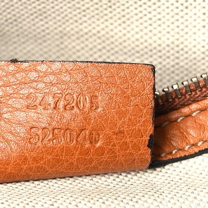 Gucci Calfskin Vintage Web Medium Boston Tobacco 7 of 11