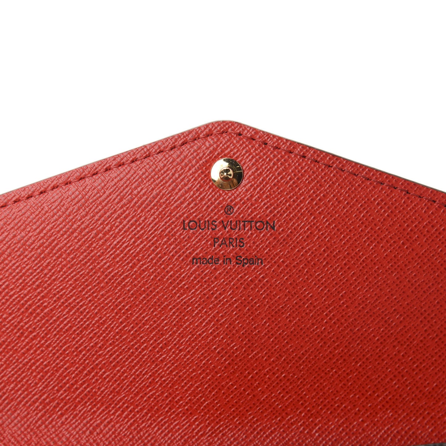 Monogram Sarah Wallet NM Coquelicot