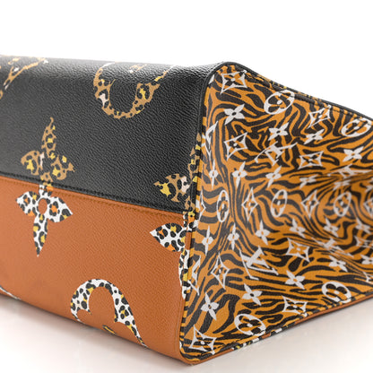 Louis Vuitton Monogram Giant Jungle Onthego GM Black 10 of 10