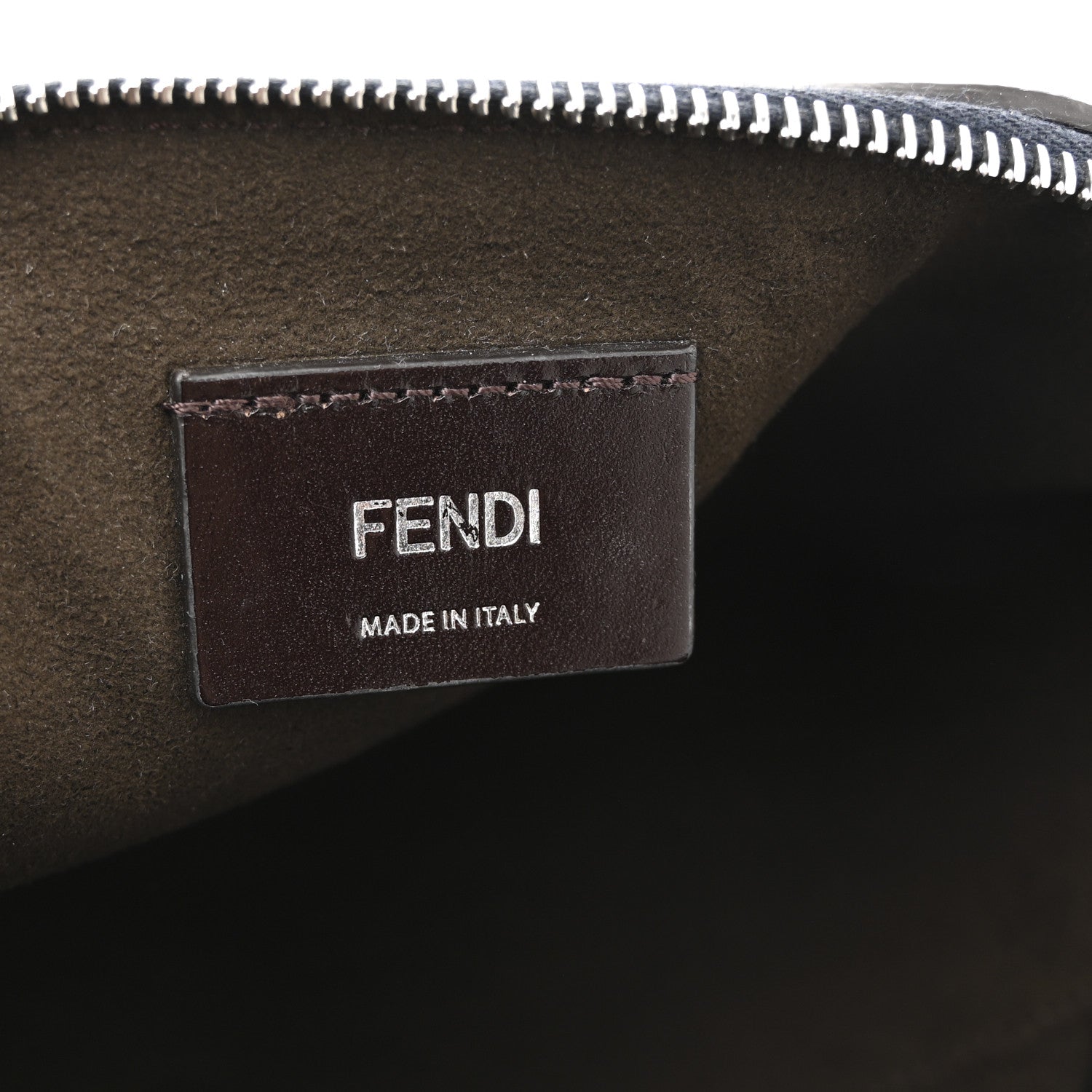 Fendi Vitello Cher Threading Small Melon Bag Dark Nuit 6 of 10