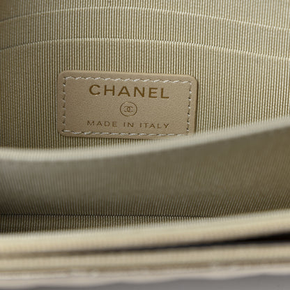 Chanel Metallic Lambskin Quilted Mini Wallet On Chain WOC Gold 6 of 11