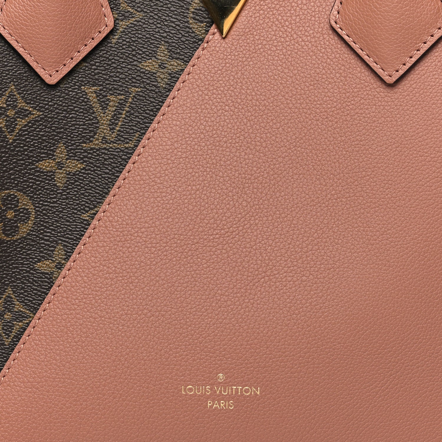 Louis Vuitton Calfskin Monogram Kimono Tote Bois de Rose 8 of 10