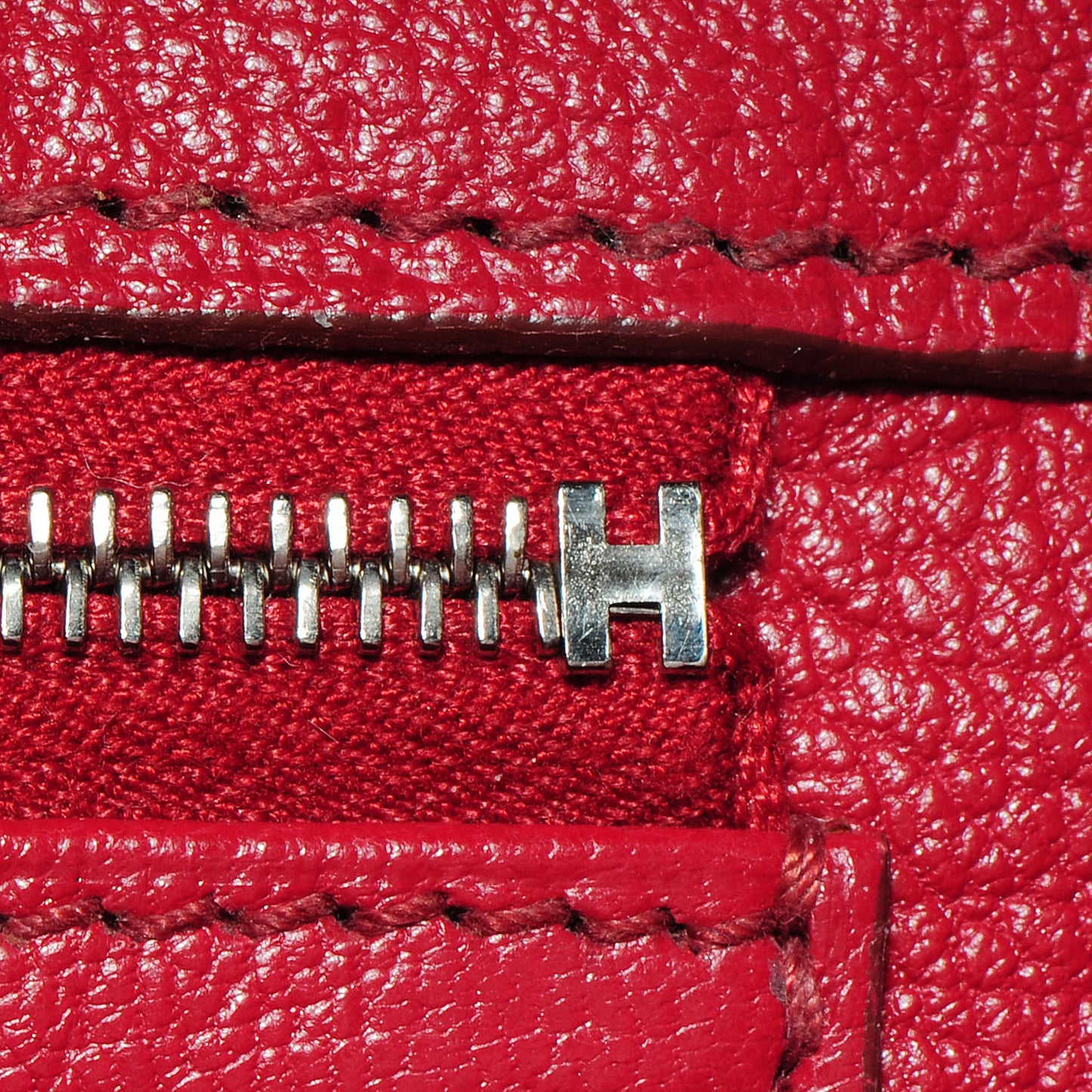 Taurillon Clemence Birkin 40 Rouge Garance