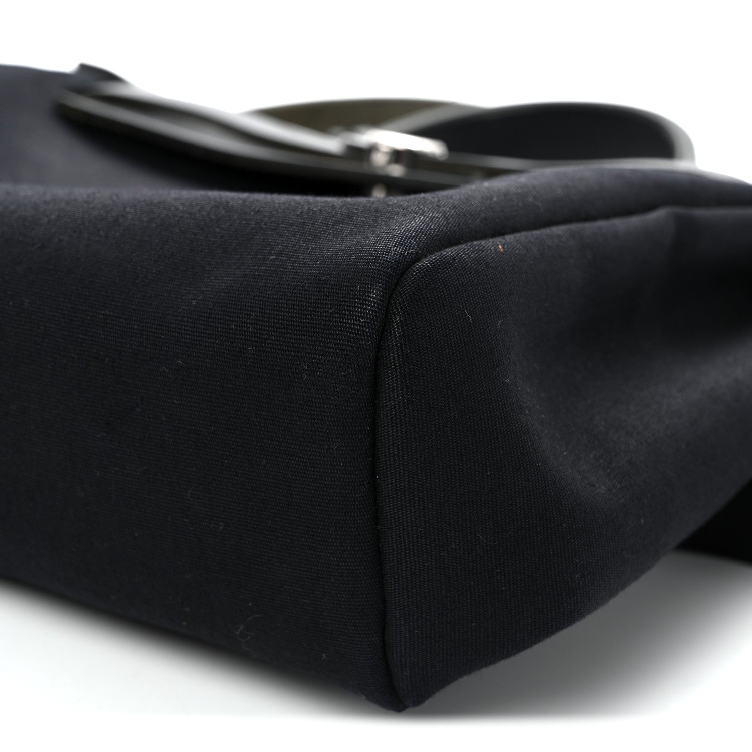 Hermes Toile Vache Calfskin Herbag 30 PM Backpack Black 9 of 10