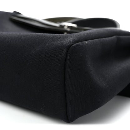Hermes Toile Vache Calfskin Herbag 30 PM Backpack Black 9 of 10
