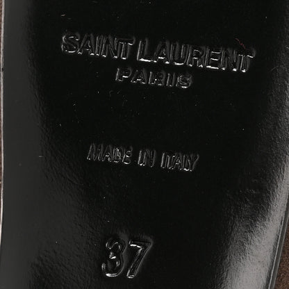 Saint Laurent Suede Janis 105 D'Orsay Pumps 38 Road Grey 7 of 10